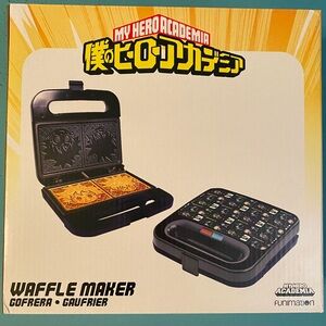 My Hero Academia Waffle Maker in black - new!